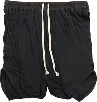Rick Owens cotton shorts - Nero