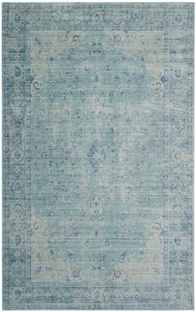 Safavieh Alfombra poli&eacute;ster blu/multicolore 152 x 244 cm