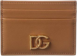 Dolce & Gabbana Logo Leather Card Holder