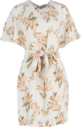 Ganni Ganni St. Pierre Printed Mini Dress in Multicolor Viscose