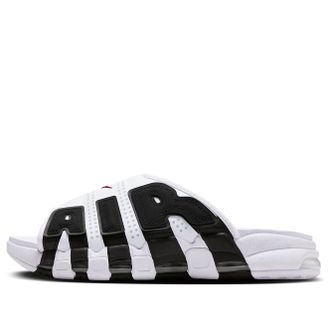 Nike Air More Uptempo Slide White Varsity Red Black FB7818-100