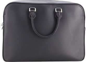Louis Vuitton Black Epi Leather Dandy Briefcase Mm (Authentic Pre-Loved)