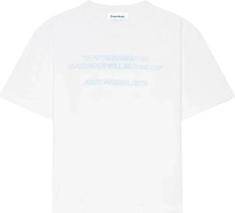 &Eacute;tudes Studio AW Quote Katoenen T-Shirt - Heren - T-shirts - Wit - M - Katoen - Tops
