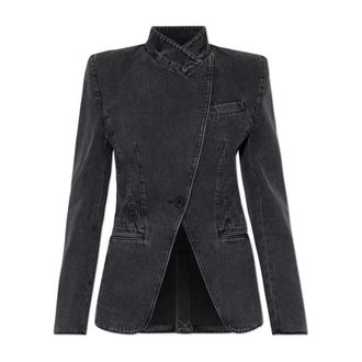 Alexander McQueen Mujer, Chaquetas, Gris, Talla: S