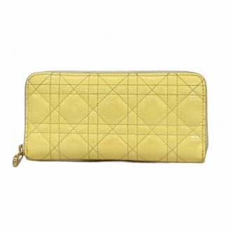 Dior Yellow Long Wallet (Bi-Fold) (Pre-Owned)