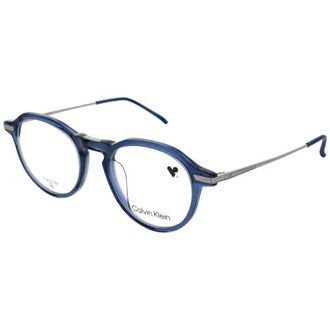Calvin Klein Mens Blue Rectangular Eyeglass Frames Ck23532T