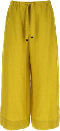 Max Mara Bicolor Linen Casual Womens Pants
