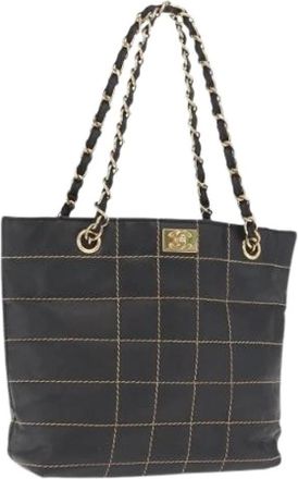 Chanel Pre-owned Tote Bags, female, Black, Size: ONE SIZE Pre-owned Vintage Tote Bag