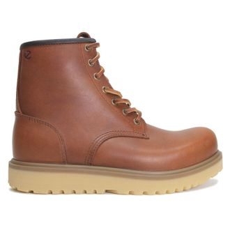 Ecco Ecco Staker 217624 Full Grain Leather Mens Lace Up Boots - Rust - Size:UK 10.5-11
