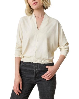 Lilla P Shawl Collar Wedge Top