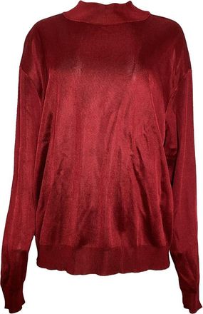 Alaia Ala&iuml;a Mock Neck Sweater (Authentic Pre-Loved)
