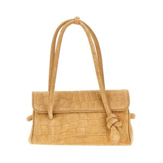 Jacquemus Turismo Long Bag - Dames - Tassen - Beige - Maat: ONE Size Katoen