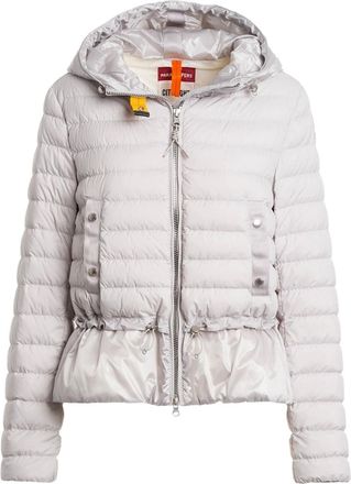 Parajumpers Womens Parajumpers Tao Dawn Light Grey Down jacket - White - Size: 10/8