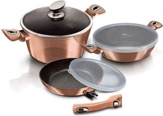 Berlinger Haus Juego De Ollas De Granito Berlingerhaus Bh-7051