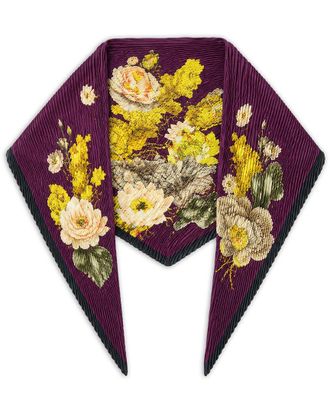 Saachi Saachi Floral Pleated Bandana