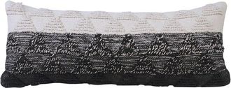 LR Home Lr Home Contemporary Geometric Textured Triangle Lumbar Throw Pillow
