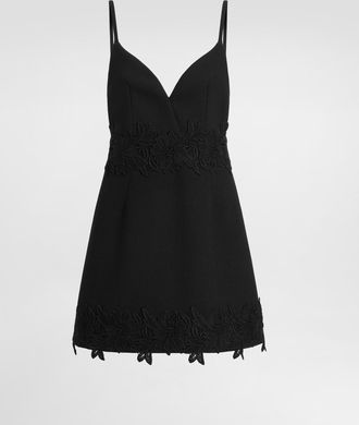 Dolce & Gabbana Stretch Wool Crêpe Dress - Woman Dresses Black Wool 40