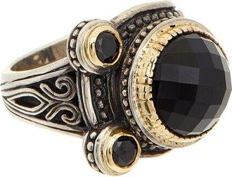 Konstantino Calypso Silver & 18K Statement Ring