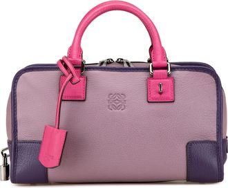 Loewe Pre-owned Womens Puzzle Small Calfskin Tophandle - Lilac Leather - One Size