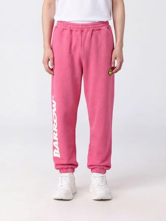 Barrow Pantaloni jogging in jersey con logo a contrasto e vita elasticizzata