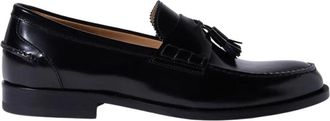 Scarosso Ralph Loafers - Heren - Loafers - Zwart - 43 1/2 EU - Leer - Schoenen
