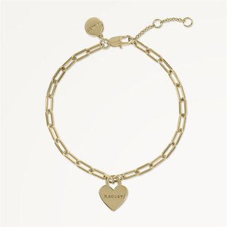 Radley London Gold Heart Charm Bracelet Selsey Street AW25 Radley London