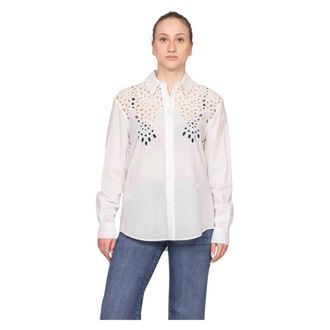 Moschino Shirts, female, White, Size: XS Camicia 0002
