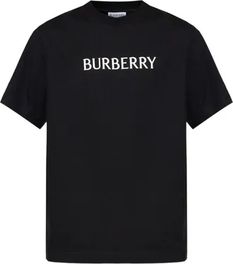 Burberry T-Shirt In Cotone Con Stampa Logo-Uomo