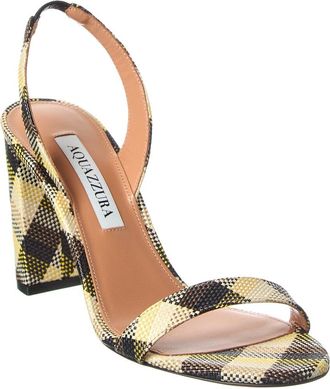 Aquazzura Raffia Sandal
