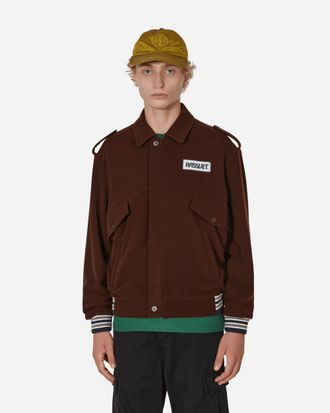 Rassvet Painting Harrington Jacket Brown