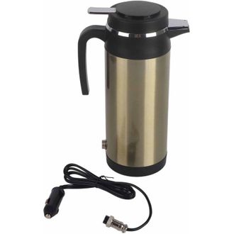 OEM Hervidor El&eacute;ctrico De Acero Inoxidable De 1000 Ml Y 24 V Para Coche, Termo De Viaje, Botella De Agua Con Calefacci&oacute;n