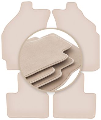 OEM Alfombrillas Beige Premium Para Chevrolet Spark Ii M200 Hatchback 2005-2009