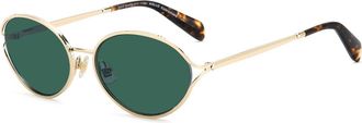 Kate Spade New York Adina 2/G/S Asian Fit 2IK/QT Womens Sunglasses Gold Size 54