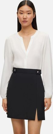 HUGO BOSS Womens Biralana Blouse - White - Size: 10