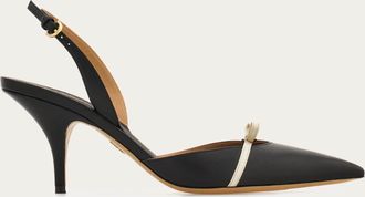 Ferragamo Women Mini bow slingback Black Size 10.5