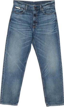Calvin Klein Logo-patch Whiskered Jeans