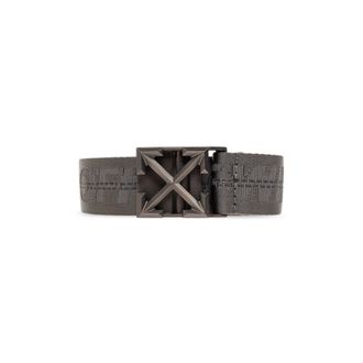 Off-white Cintura con Logo - - Accessories - Uomo - Grigio - ONE SIZE