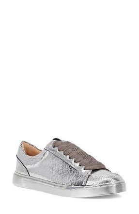 Frye Ivy Low Top Sneaker in Silver Mirror at Nordstrom Rack, Size 9.5