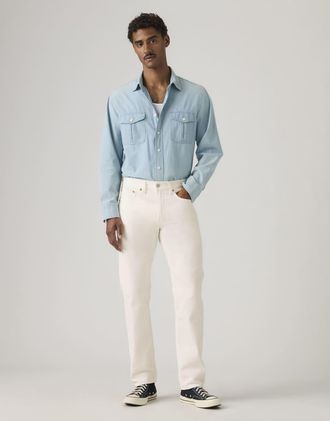 Levi's 502 Taper Native Cali - Jeans affusolati bianchi-Bianco