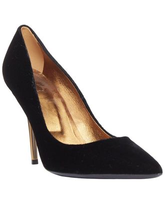 Roger Vivier Womens Synthetic Bronze Metal Gloss Heel Pump (Authentic Pre- Loved)