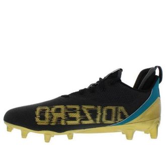 adidas Adizero Scorch 2 Jacksonville Jaguars Football Cleats Black Gold Blue GZ0401