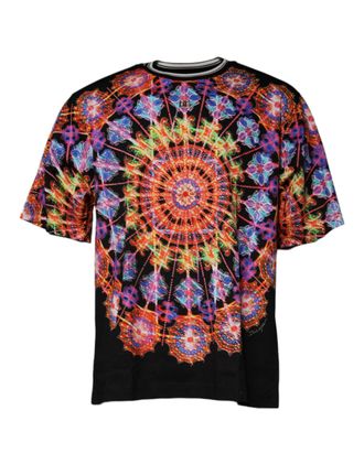 Dolce & Gabbana Multicolor Kaleidoscope Men Short Sleeves T-Shirt Cotton
