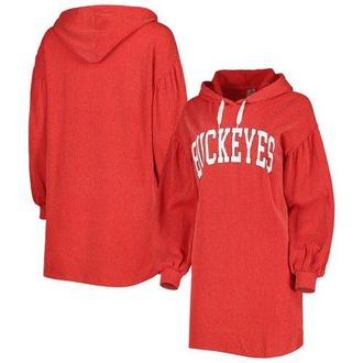 Gameday Couture Womens Gameday Couture Scarlet Ohio State Buckeyes Game Winner Vintage Wash Tri-Blend Dress at Nordstrom, Size X-Small