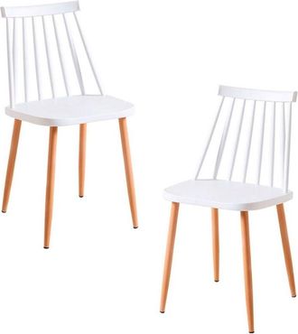 Regalos Miguel Packs Sillas Comedor - Pack 2 Sillas Bik - Blanco