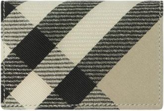 Burberry Check Pattern Card Case