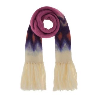 Isabel Marant Amanie Sjaal - Dames - Wintersjaals - Veelkleurig - ONE Size - Wol - Accessoires