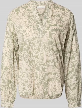 Marc O'Polo Relaxed Fit Langarmbluse aus reiner Baumwolle in Hellgruen, Gr&ouml;&szlig;e 36