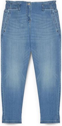 Fiorella Rubino Balloon Jeans - Dames - Loose Fit Jeans - Blauw - XL - Katoen - Jeans