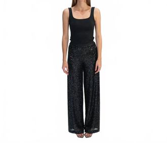 Siyu Lisos Sequin Pants In Black