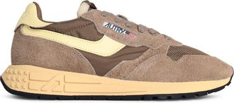 Autry Sneakers Reelwind Low aus braunem Wildledergemisch